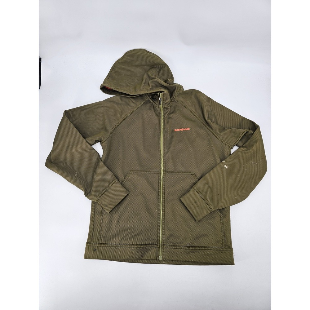Patagonia Slopestyle Hoodie Jacket Military Green Full Zip Men's Small